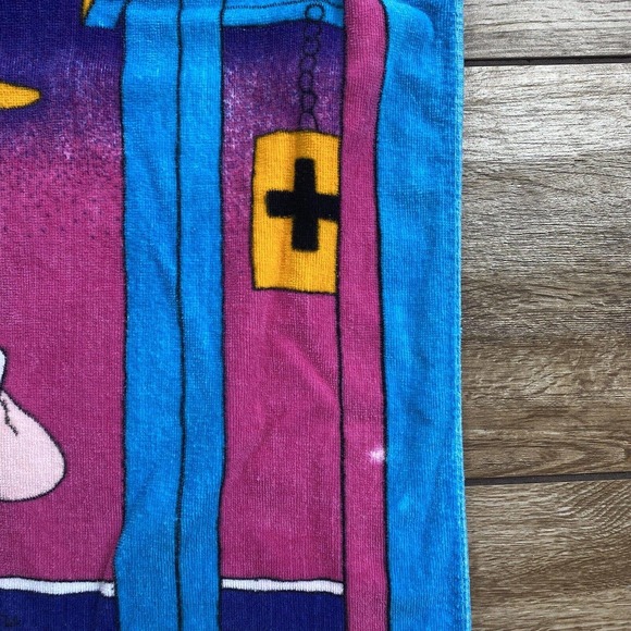 Vintage Cathy Guisewite Beach Towel 80s 90s Single Pretty Female - Picture 11 of 11